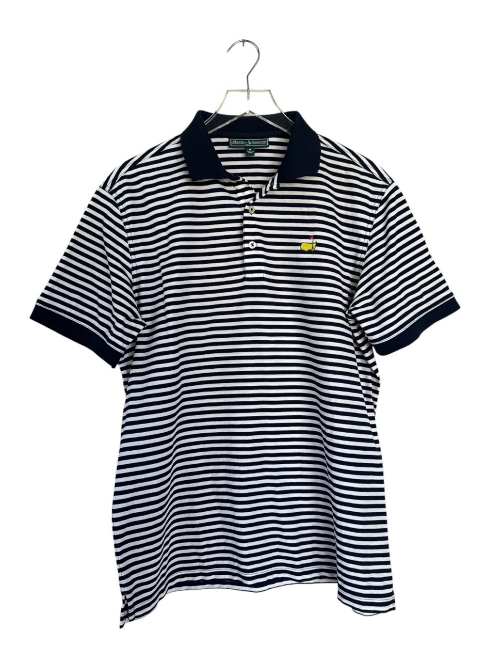 Masters Collection Augusta National Striped Golf Polo – Navy/White – Medium